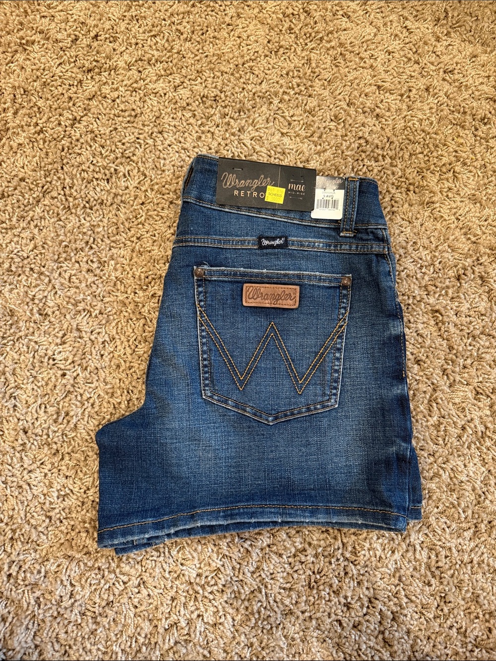 Wrangler Blue Slim Straight Denim Jeans